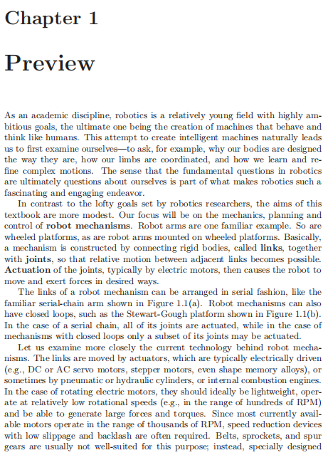 机器人力学、规划和控制 英文PDF_人工智能教程-何以博客