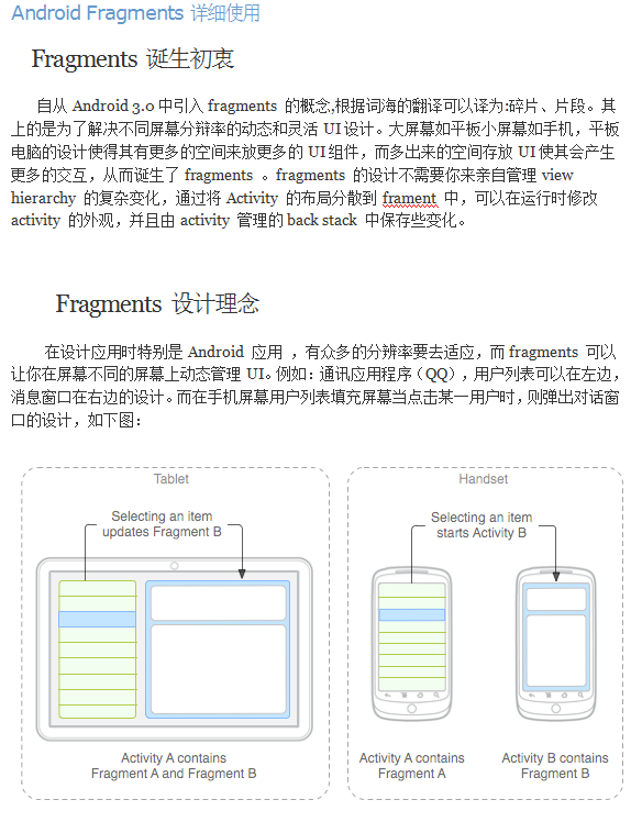 android-fragment详解使用 中文-何以博客