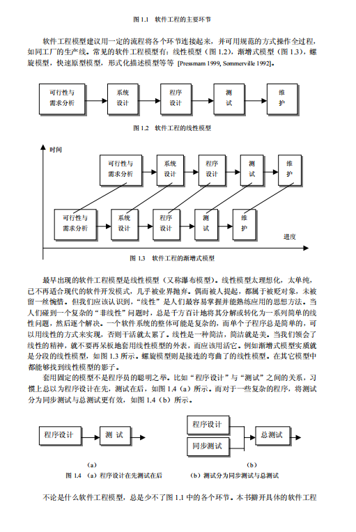 软件工程思想 PDF_软件测试教程-何以博客