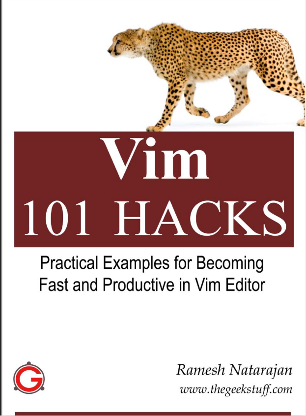 Vim 101 Hacks（ Ramesh Natarajan） 英文PDF_操作系统教程-何以博客