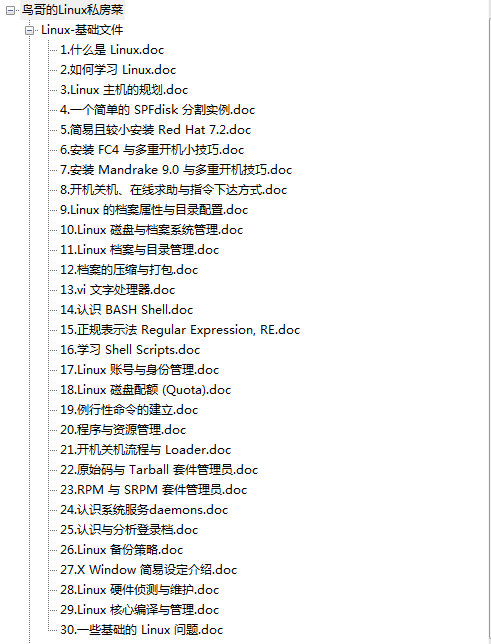 《Linux：鸟哥私房菜1700页全文清晰版》PDF 下载_操作系统教程-何以博客