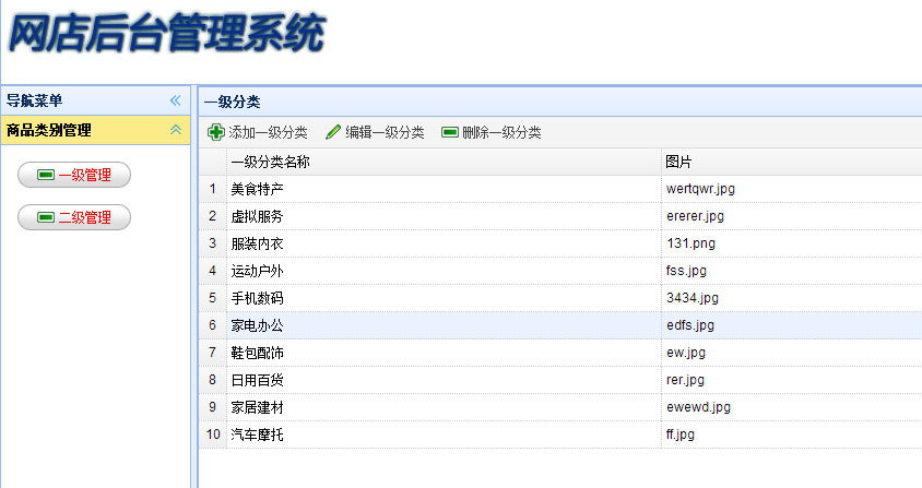 java+mysql网上商城项目源码前台+后台