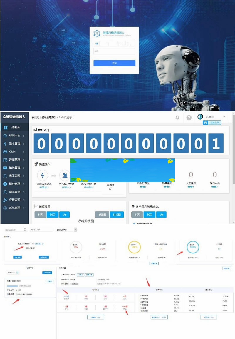 价值4800最新接单运营版【电销语音机器人】完整版源码含安装教程-何以博客