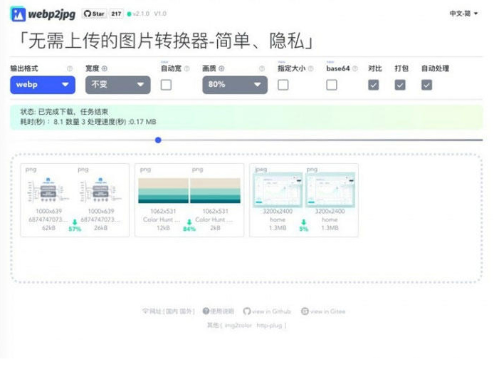 最新图片格式转换网站源码 支持webp2jpg在线转换-何以博客