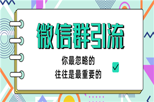 胜子老师引流最新教程 微信群引流自动变现（共三节视频）-何以博客