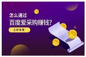 大王·怎么通过百度爱采购赚钱，已经通过百度爱采购完成200多万的销量-何以博客