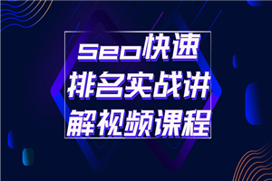 seo快速排名实战讲解视频课程-何以博客