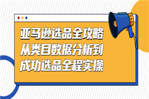 亚马逊选品全攻略：从类目数据分析到成功选品全程实操-何以博客