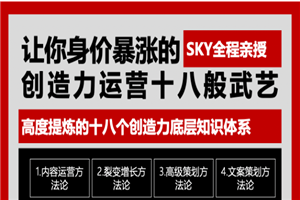 让你的身价暴涨的创造力运营十八般武艺 高度提炼的18个创造力底层知识体系-何以博客