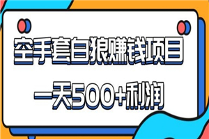 某团队内部实战赚钱项目，一天500+利润，人人可做，超级轻松-何以博客