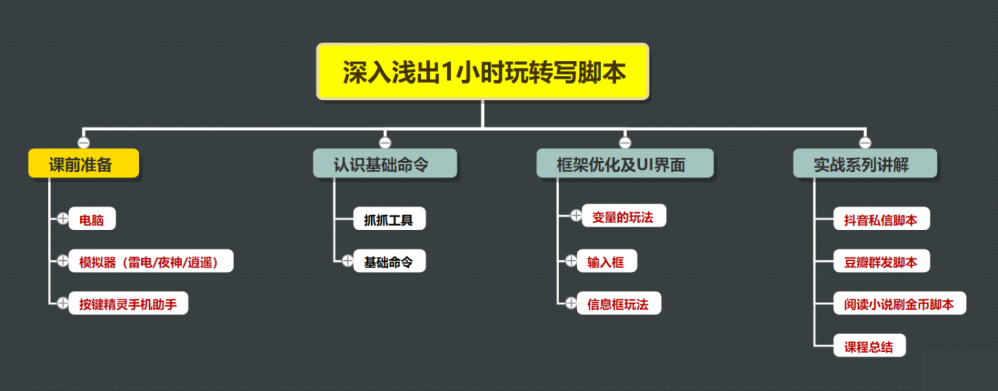 王半圈1小时深入浅出视频实操讲解，教你0基础学会写引流脚本