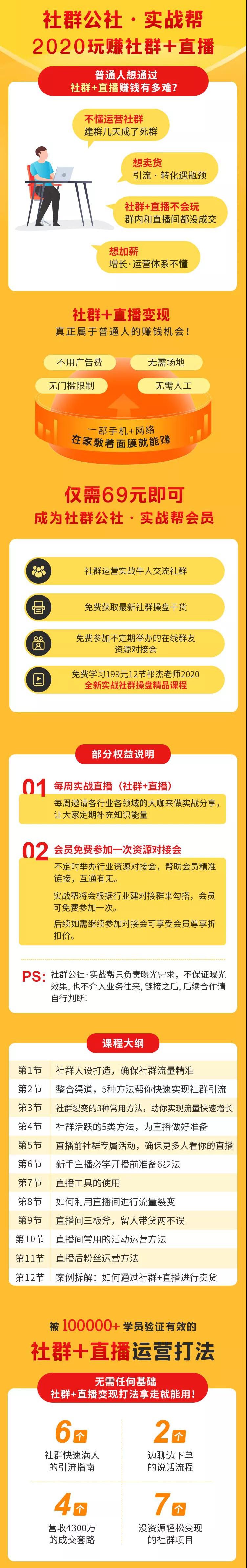 一起玩赚社群+直播：社群快速满人技术