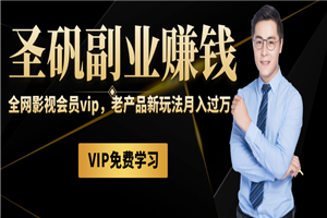 圣矾81个副业赚钱第十课：全网影视会员vip，老产品新玩法月入过万.-何以博客