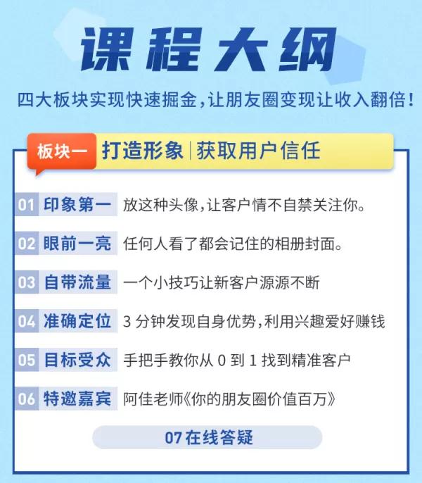 朋友圈财源滚滚技法 4大黄金打法20天赚6w+