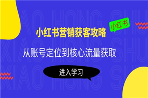 小红书攻略：从账号定位到核心流量获取，爆款笔记打造！-何以博客