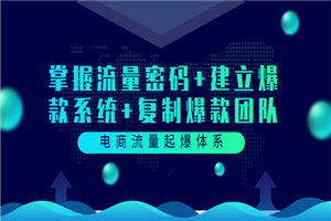 电商流量起爆体系：掌握流量密码+建立爆款系统+复制爆款团队（价值599）-何以博客