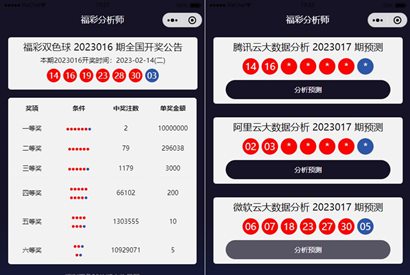 中国福彩大数据分析大师微信小程序版源码-何以博客