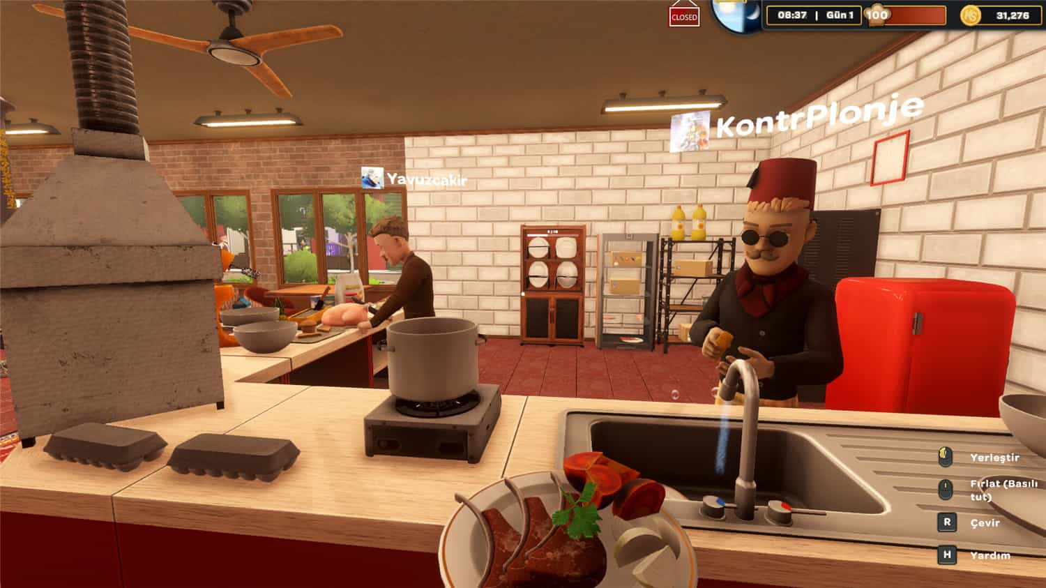 烤肉串模拟器/Kebab Chefs! – Restaurant Simulator