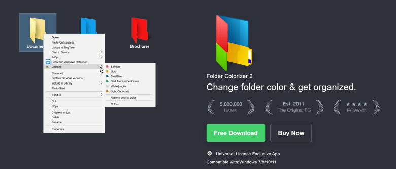 Folder Colorizer - 快速美化系统文件夹图标的工具