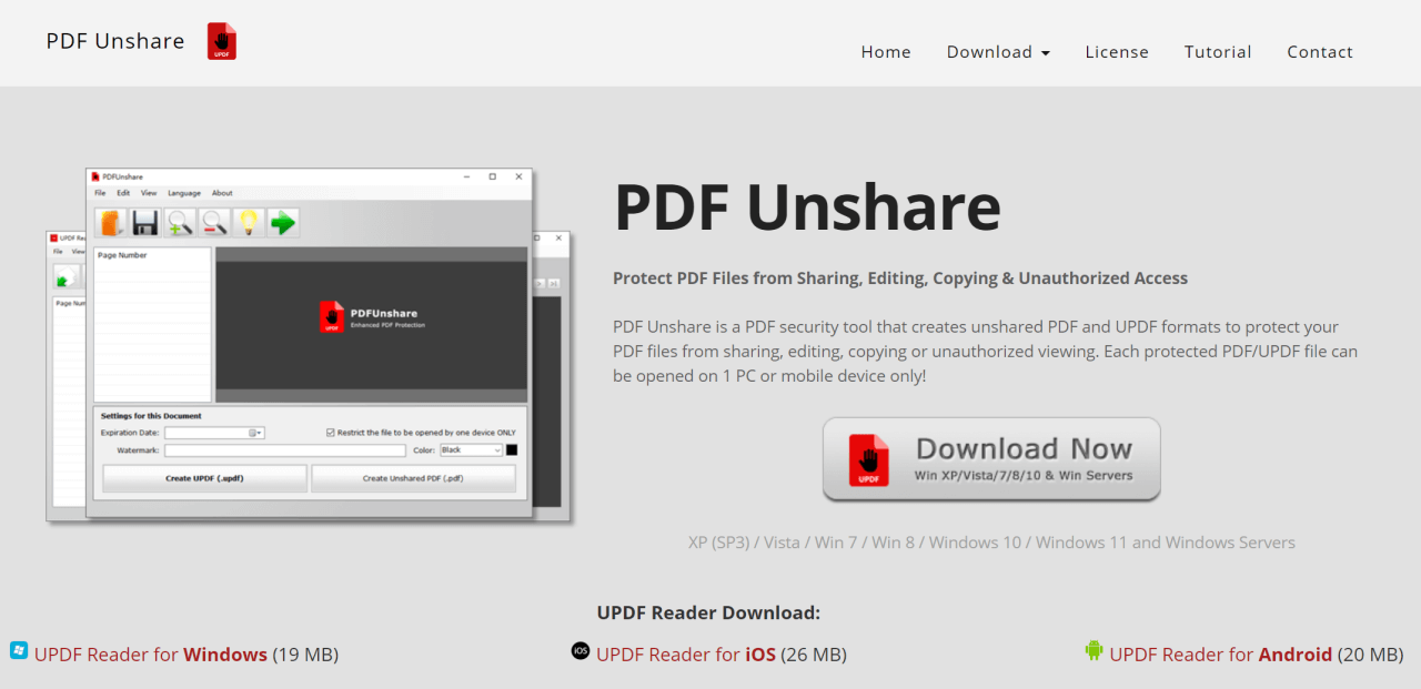 PDF Unshare 下载安装