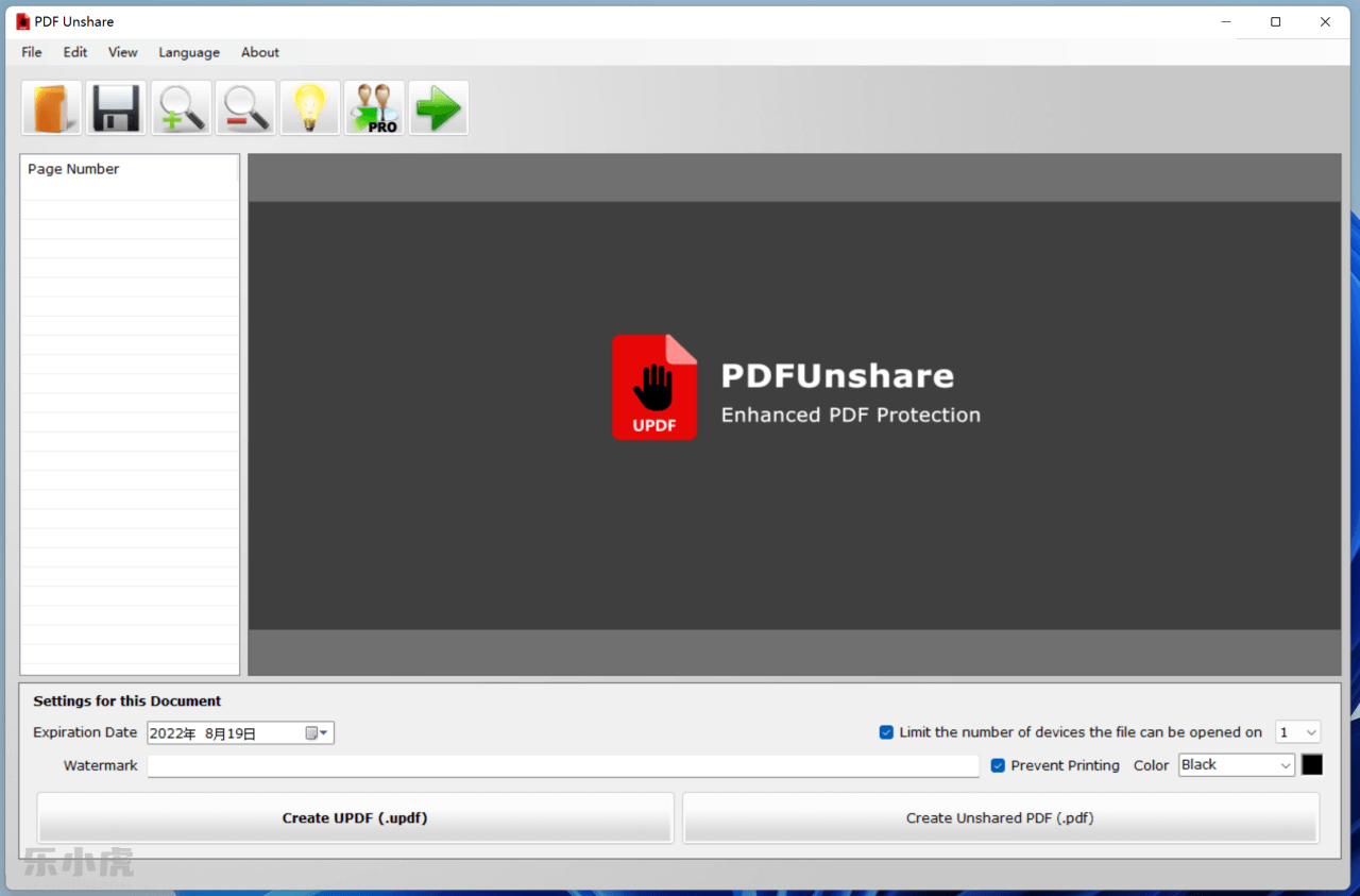 PDF Unshare